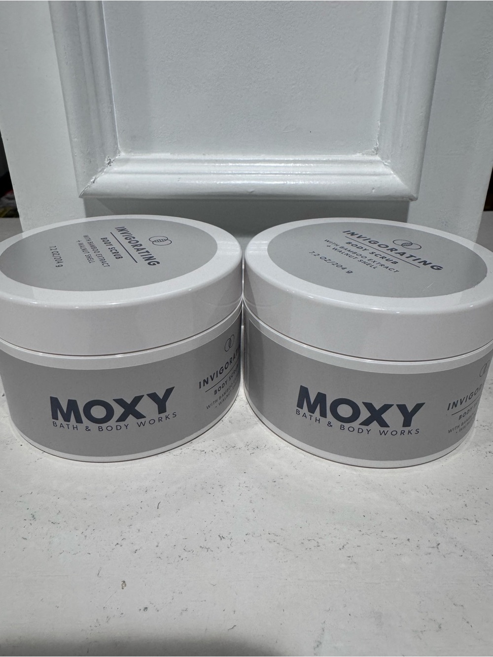 Bath and Body Works MOXY body scrub. Set of 2 jars, 7.2 oz each NWT